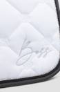 Tapis de selle Glitter Dressage Blanc - Boss Equestrian - Élégance & confort