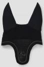 Bonnet anti-mouches Glitter Noir - Boss Equestrian - Coton respirant