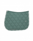 Tapis de selle LOVE Obstacle Bleu acier - GEM