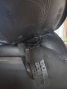 Selle CSO cuir doublé 16,5