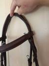 Bridon CWD doublé muserolle française 1/2 rond