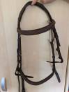 Bridon CWD doublé muserolle française 1/2 rond