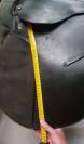 Selle en cuir noire taille 17,5