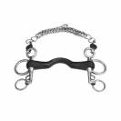 Mors Pelham petites branches caoutchouc rigide - Jump'in