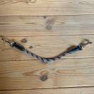 Lanière de sous gorge travel - Jump'In - Cuir et corde