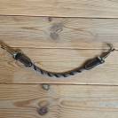 Lanière de sous gorge travel - Jump'In - Cuir et corde