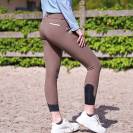 Pantalon d'équitation dame Sofia Grège - Jump'In - Tissu SOFT TEX