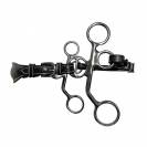 Hackamore PONEY cuir branches courtes - Jump'in