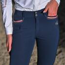 Pantalon d'équitation Junior fille Luna Marine - Jump'In - Grip