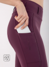 Legging hiver taille haute Knee grip - Equiline - Doublé micropolaire