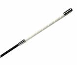 Stick de dressage W&G - Poign&eacute;e blanche