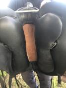 Selle randonnée en cuir + Tapis