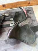 Guêtres + Protège-boulets HEXA rose – matière imperméab