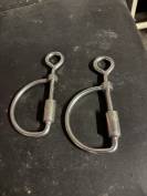 Anneaux Baucher I-Bride – acier inox – bon état