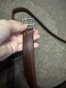 Étrivières Bruno Delgrange en cuir havane 135cm