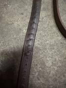 Étrivières Bruno Delgrange en cuir havane 135cm