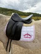 Selle de dressage Forestier Carlos Pinto 16,5" cuir noi