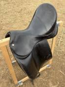 Selle de dressage Forestier Carlos Pinto 16,5" cuir noi