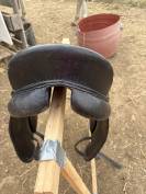 Selle de dressage Forestier Carlos Pinto 16,5" cuir noi
