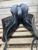 Selle de dressage Forestier Carlos Pinto 16,5" cuir noi