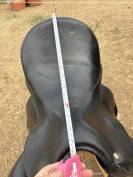 Selle de dressage Forestier Carlos Pinto 16,5" cuir noi