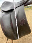 Selle de dressage Forestier Carlos Pinto 16,5" cuir noi