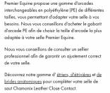 Selle Chamonix premiere equine cuir neuve 17 