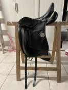 Selle dressage mono-quartier - Time Rider - 17,5
