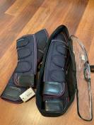 Guêtres de transport équithème bleu renforcée