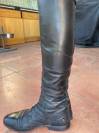 Bottes cuir NOIR P.39 sur mesure bottier italien FABBRI