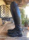 Bottes cuir NOIR P.39 sur mesure bottier italien FABBRI