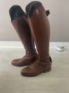Bottes d'équitation Hathor Bottier sur mesure, cognac