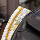 Tapis de Selle Velvet printing fleuri DRESSAGE - Kentucky