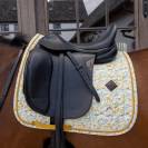 Tapis de Selle Velvet printing fleuri DRESSAGE - Kentucky