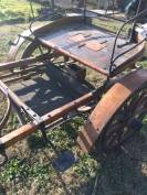 Carrozza / Calesse d&rsquo;epoca a due ruote in legno