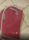 Tapis de selle rouge taille cheval