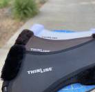 Amortisseur ThinLine Trifecta Half Pad avec bords en peau de mouton