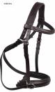 Wonder Care Leather Crossover Bitless Bridle with reins