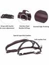 Wonder Care Leather Crossover Bitless Bridle with reins