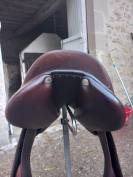 Selle Eric Thomas comme neuve, 17,5 