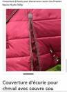 Couverture &eacute;curie Premier Equine 350g avec couvre cou