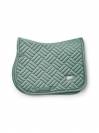 Tapis de selle Modern Mint Green - Equestrian Stockholm - Tissu en bambou