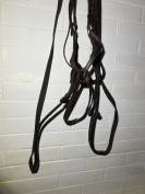 Filet bride bridon cheval muserolle crois&eacute;e  bonne &eacute;tat