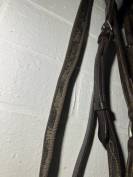 Filet bride bridon cheval muserolle crois&eacute;e  bonne &eacute;tat