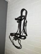 Filet bride bridon cheval muserolle crois&eacute;e anatomique 