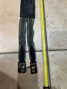 Sangle cheval avec &eacute;lastique  Noir 115 cm