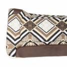 Tapis de selle western Dakota beige / marron - Pool's - Eco Wool