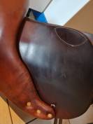 Selle Childeric 17' marron clair