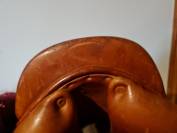 Selle Childeric 17' marron clair