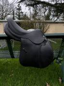 Selle noire &Eacute;ric Thomas mod&egrave;le &Eacute;lite taille 17,5 